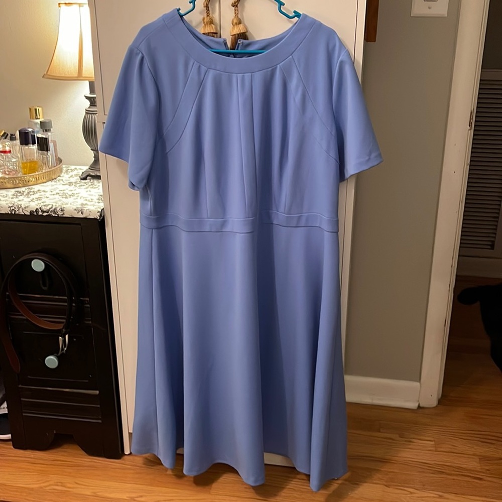 20W Periwinkle Blue Dress